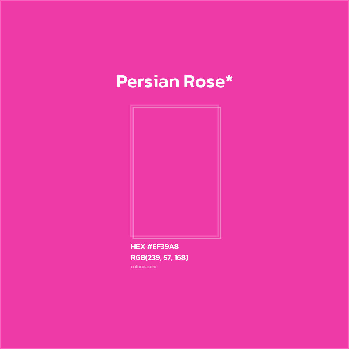 HEX #EF39A8 Color Name, Color Code, Palettes, Similar Paints, Images