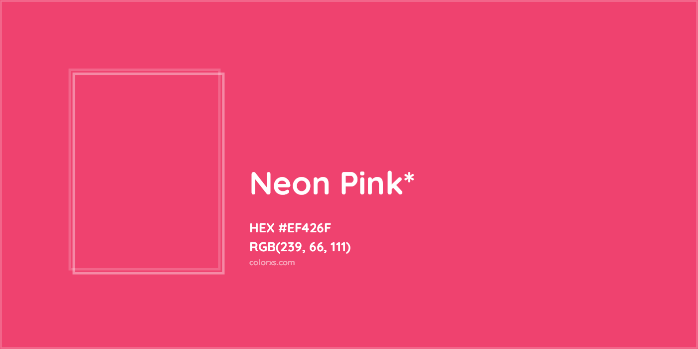 HEX #EF426F Color Name, Color Code, Palettes, Similar Paints, Images