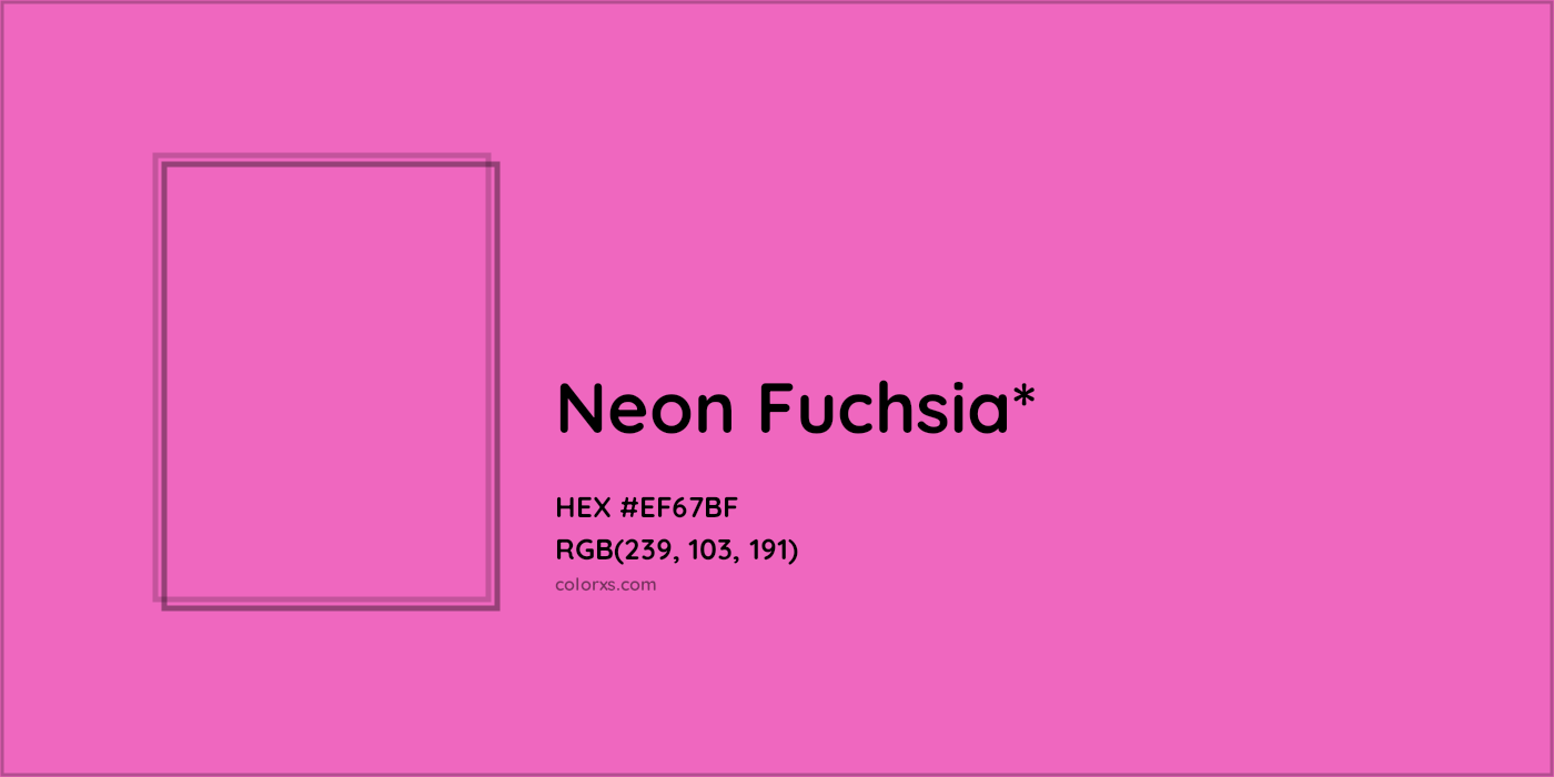 HEX #EF67BF Color Name, Color Code, Palettes, Similar Paints, Images