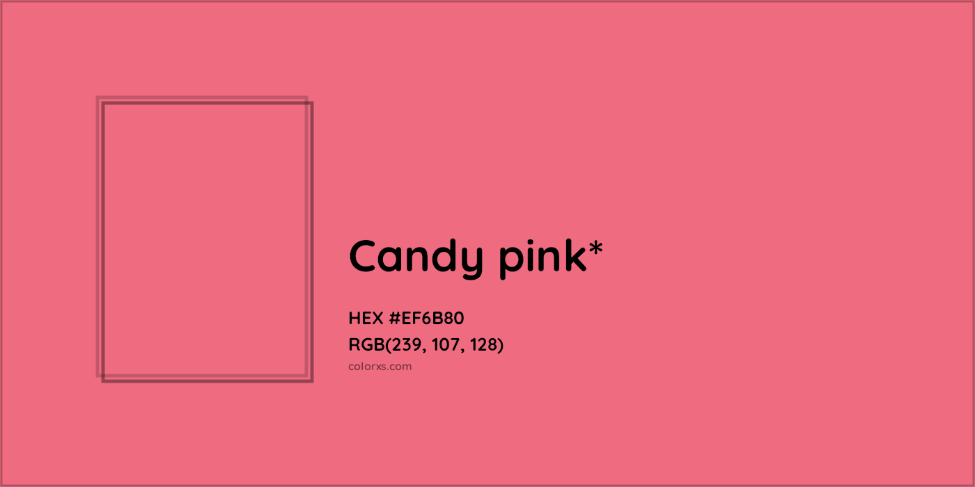 HEX #EF6B80 Color Name, Color Code, Palettes, Similar Paints, Images