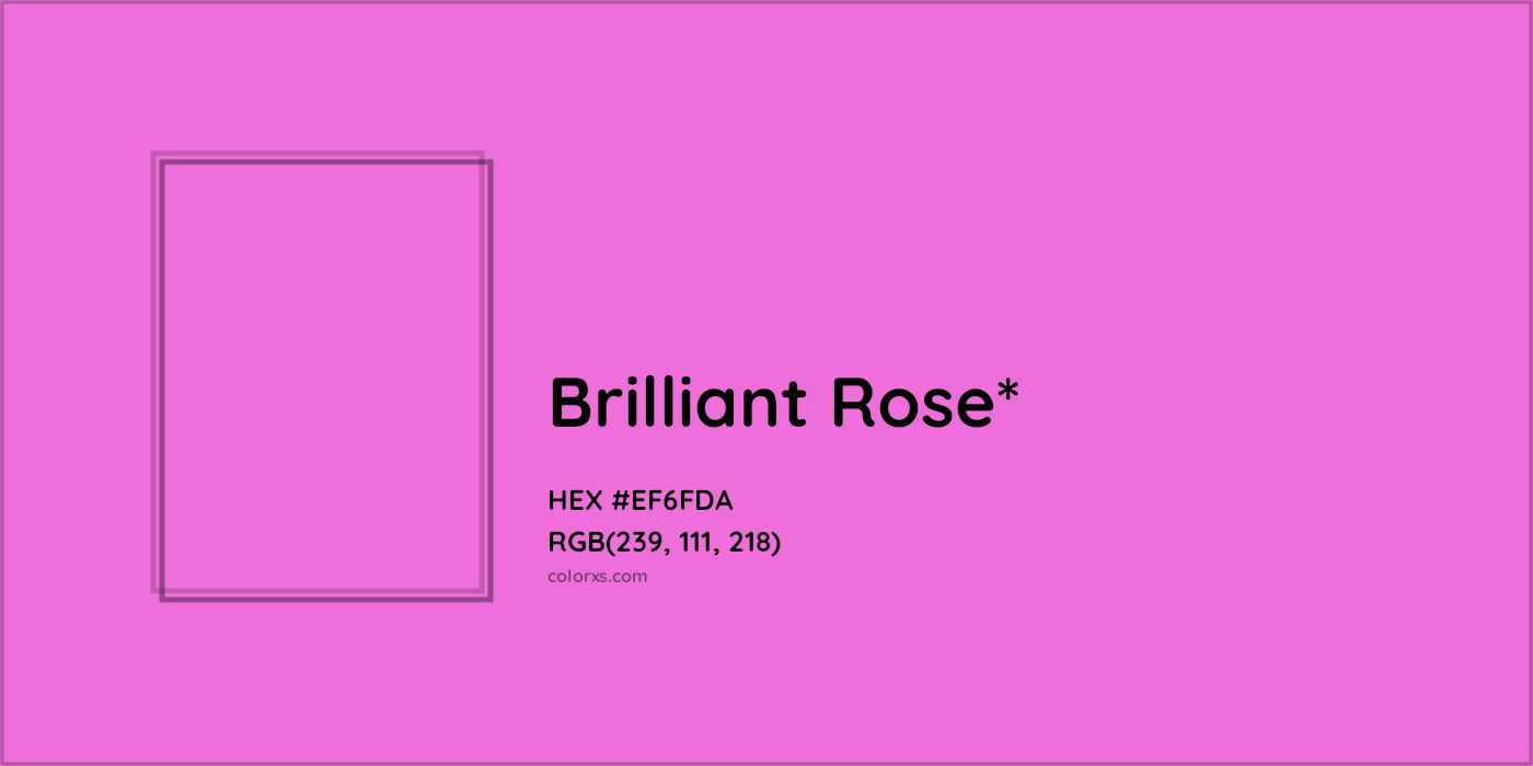 HEX #EF6FDA Color Name, Color Code, Palettes, Similar Paints, Images