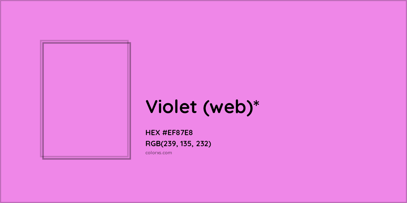 HEX #EF87E8 Color Name, Color Code, Palettes, Similar Paints, Images