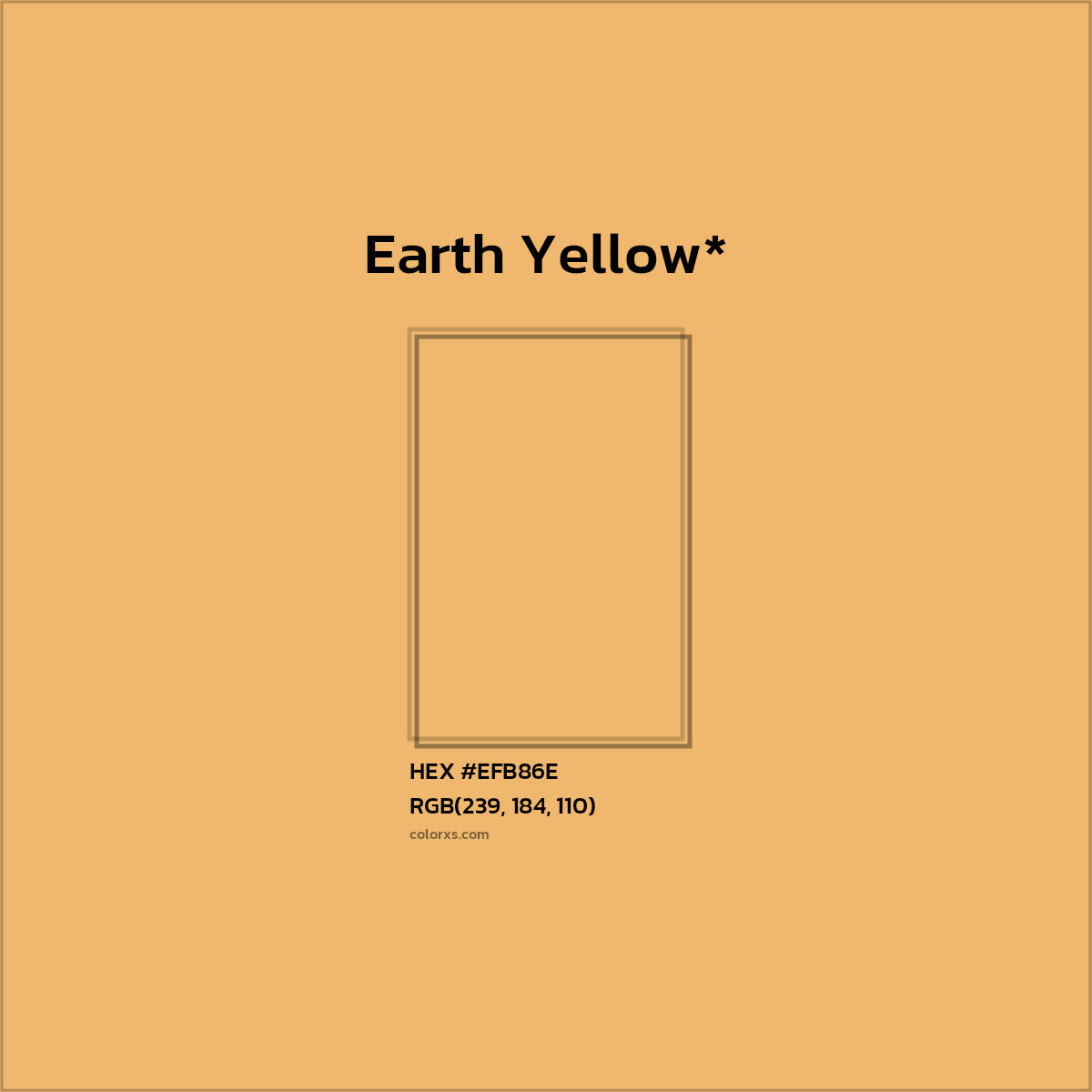 HEX #EFB86E Color Name, Color Code, Palettes, Similar Paints, Images