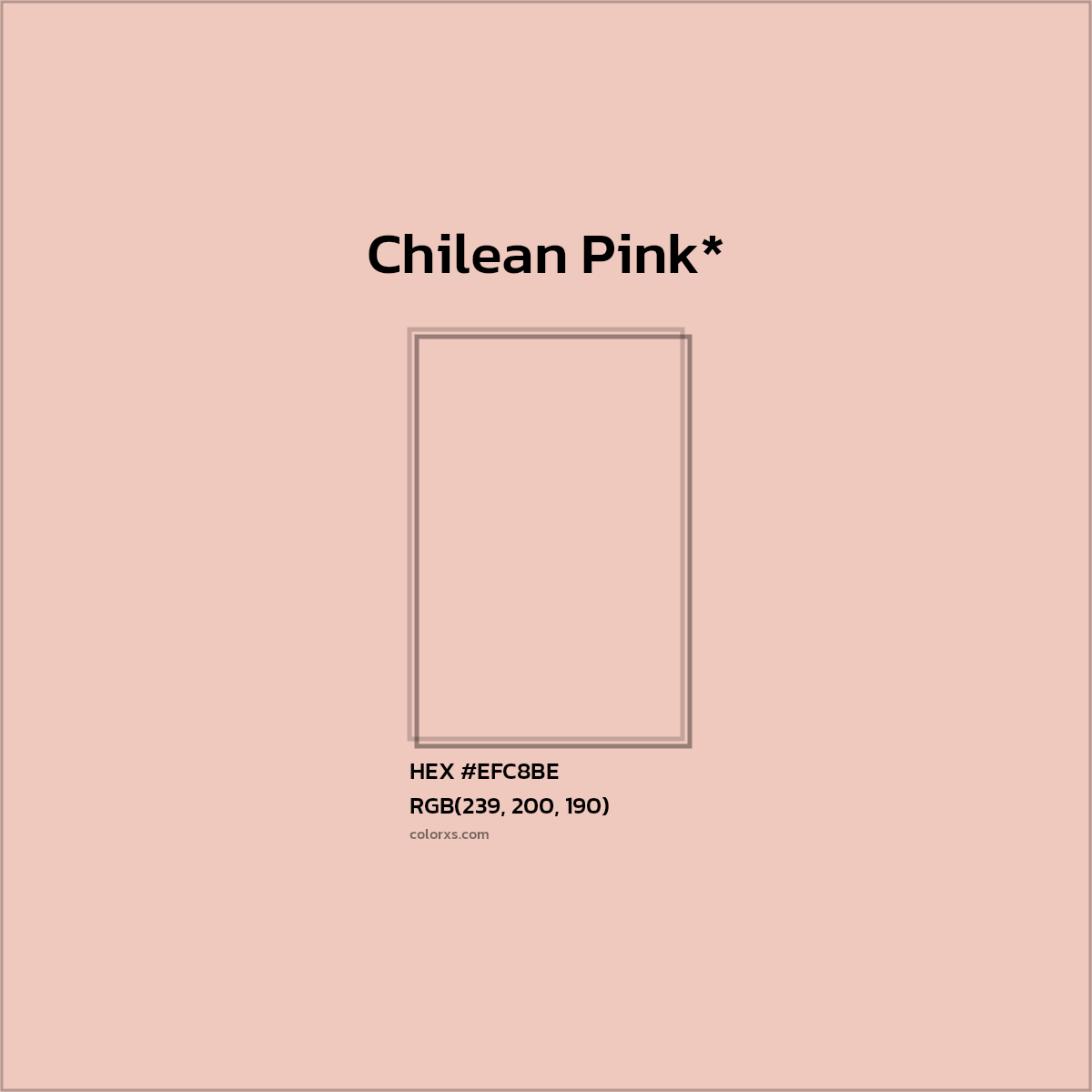 HEX #EFC8BE Color Name, Color Code, Palettes, Similar Paints, Images