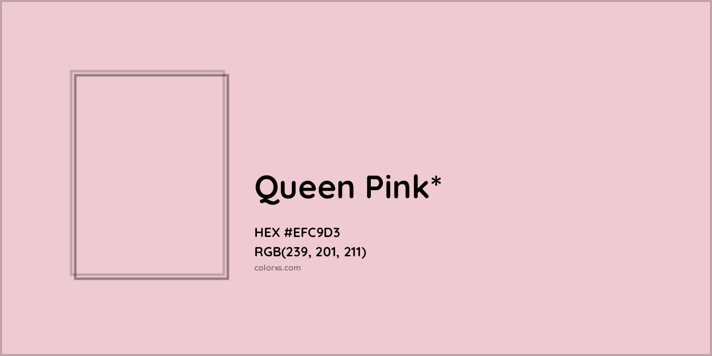 HEX #EFC9D3 Color Name, Color Code, Palettes, Similar Paints, Images