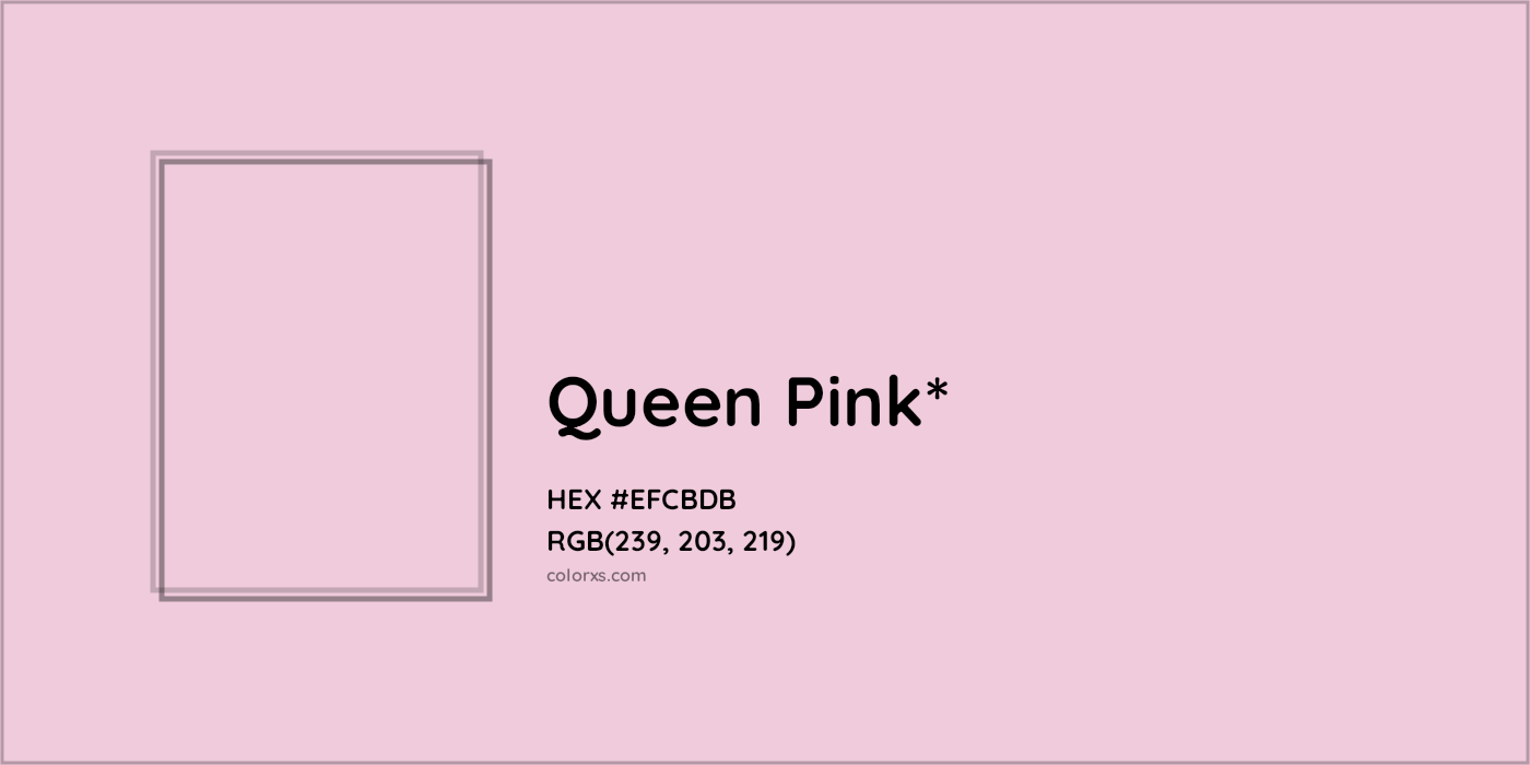 HEX #EFCBDB Color Name, Color Code, Palettes, Similar Paints, Images