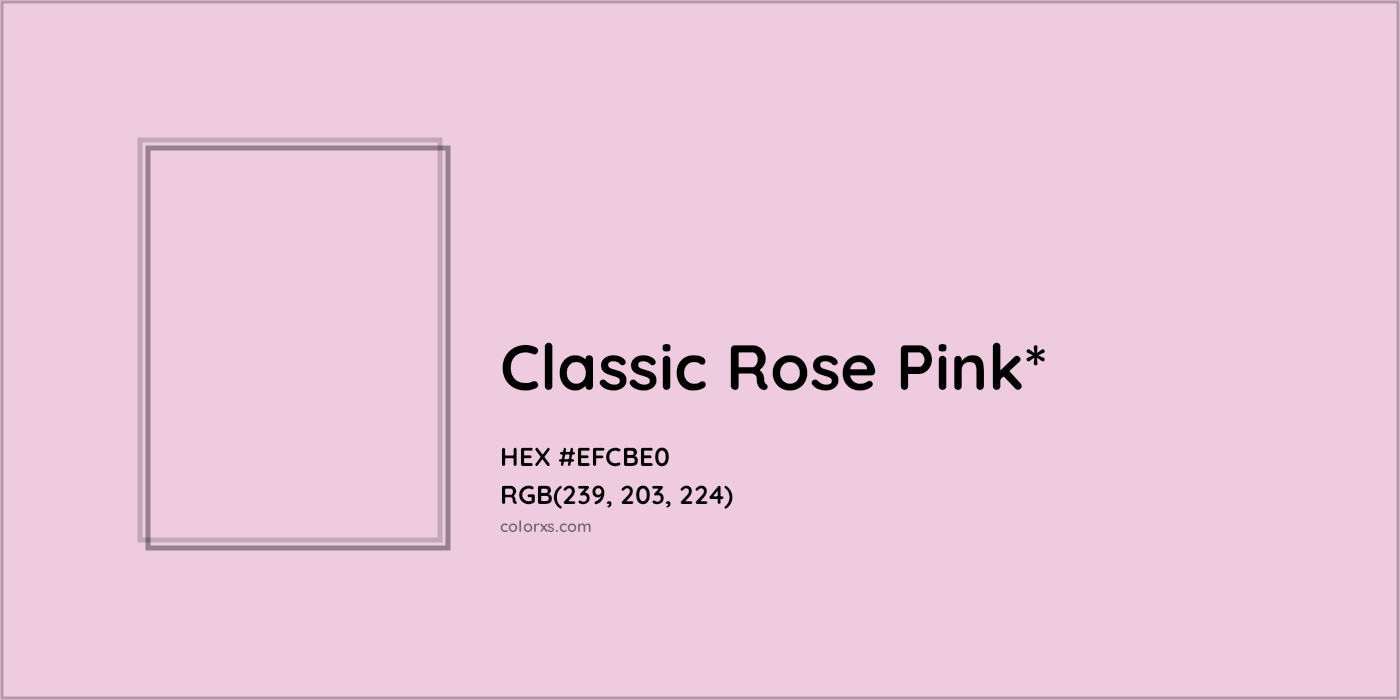 HEX #EFCBE0 Color Name, Color Code, Palettes, Similar Paints, Images