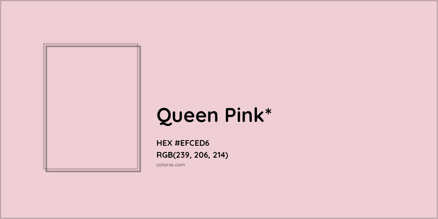 HEX #EFCED6 Color Name, Color Code, Palettes, Similar Paints, Images
