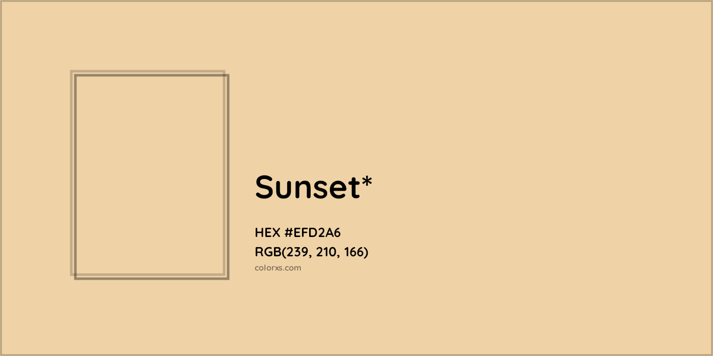 HEX #EFD2A6 Color Name, Color Code, Palettes, Similar Paints, Images