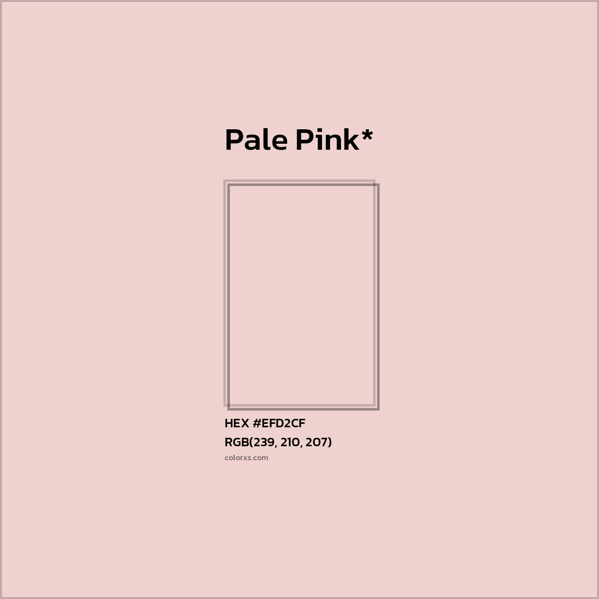 HEX #EFD2CF Color Name, Color Code, Palettes, Similar Paints, Images