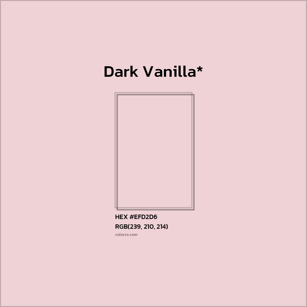 HEX #EFD2D6 Color Name, Color Code, Palettes, Similar Paints, Images