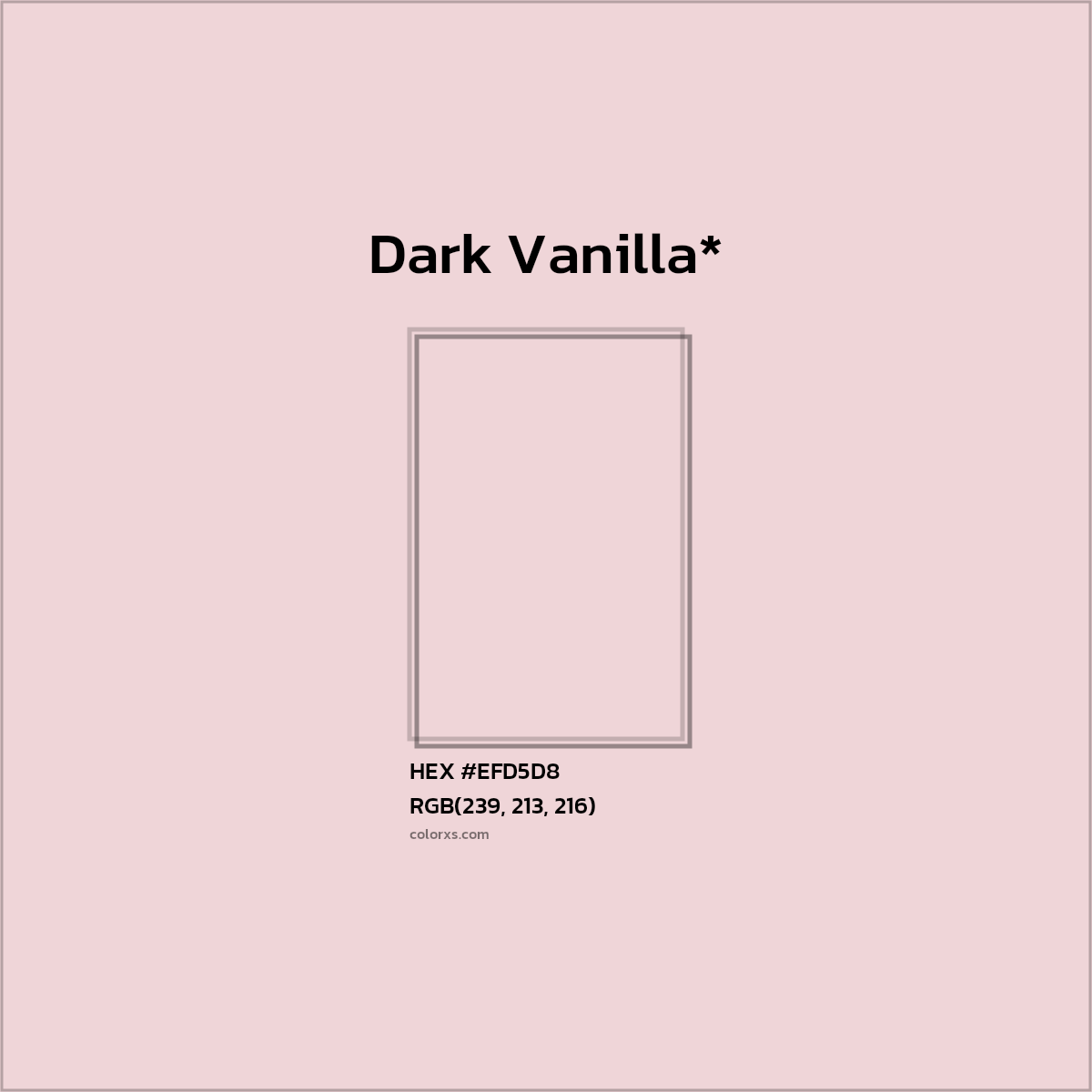 HEX #EFD5D8 Color Name, Color Code, Palettes, Similar Paints, Images