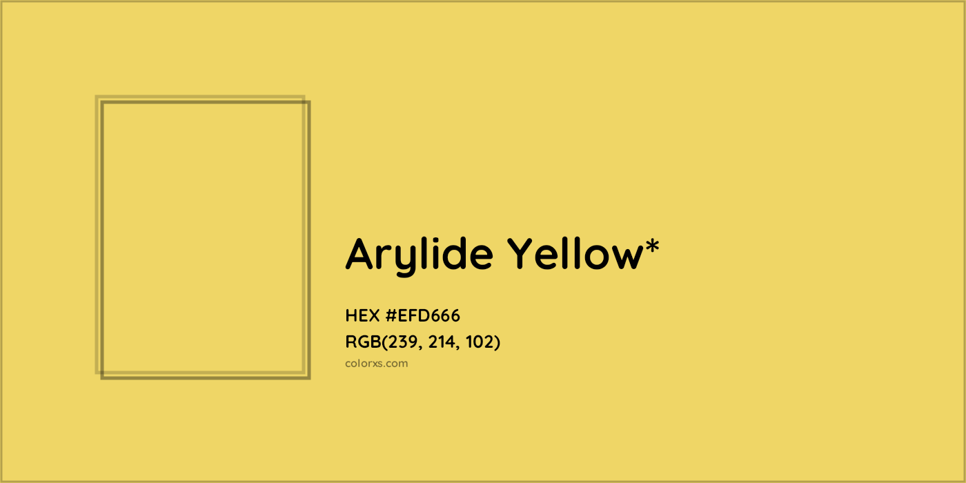 HEX #EFD666 Color Name, Color Code, Palettes, Similar Paints, Images