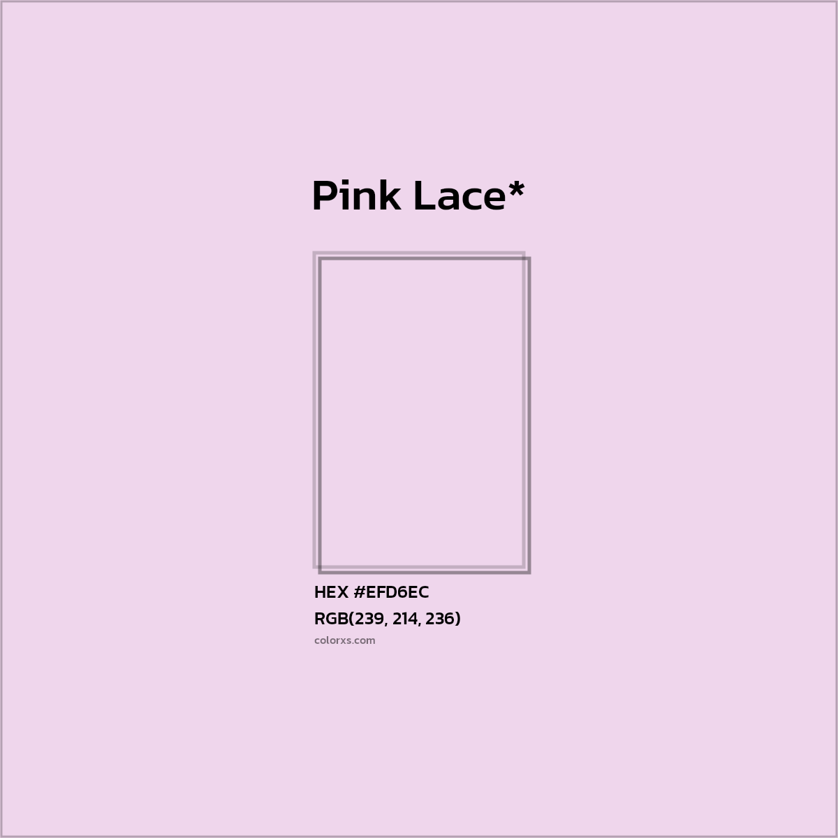 HEX #EFD6EC Color Name, Color Code, Palettes, Similar Paints, Images
