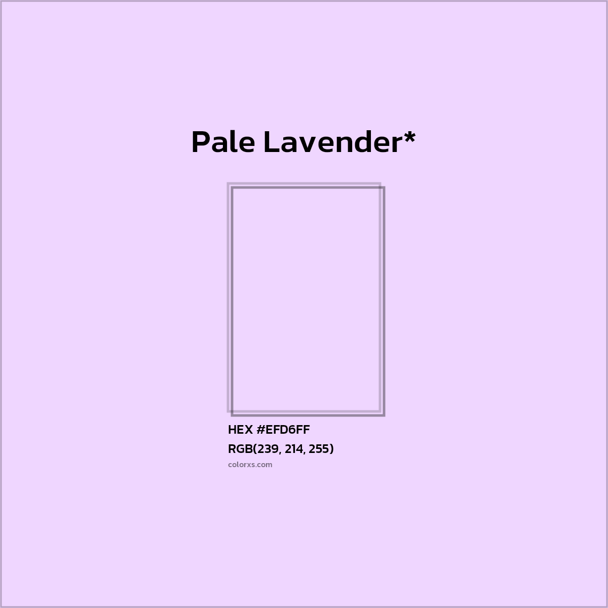 HEX #EFD6FF Color Name, Color Code, Palettes, Similar Paints, Images
