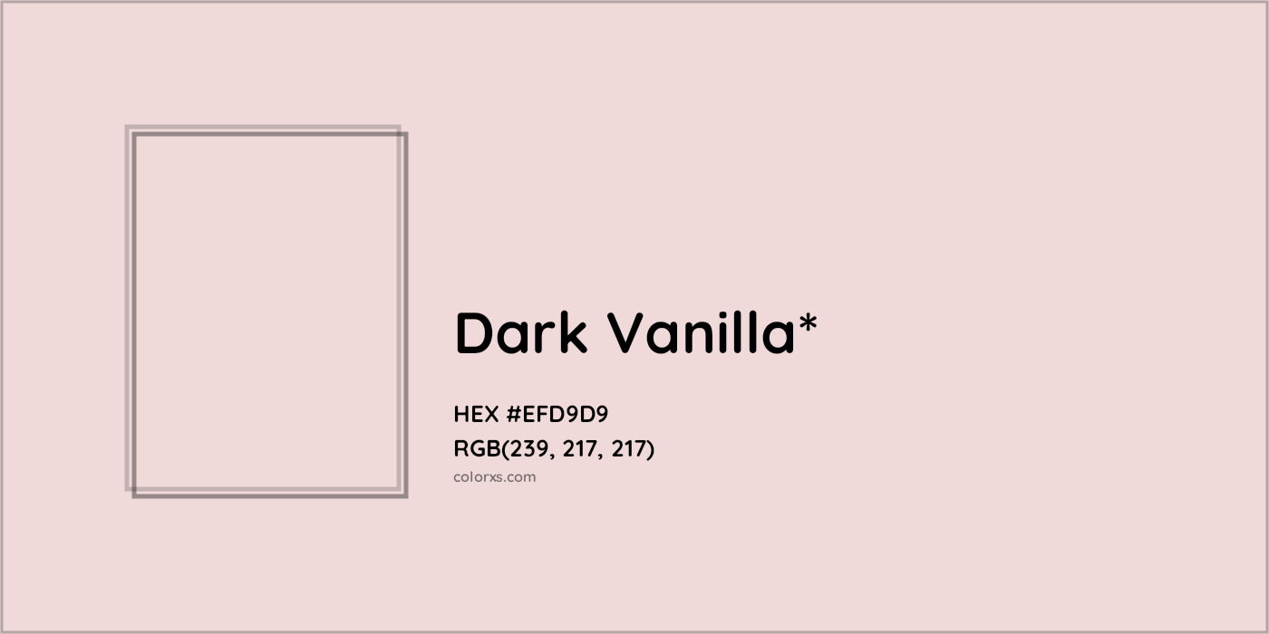HEX #EFD9D9 Color Name, Color Code, Palettes, Similar Paints, Images