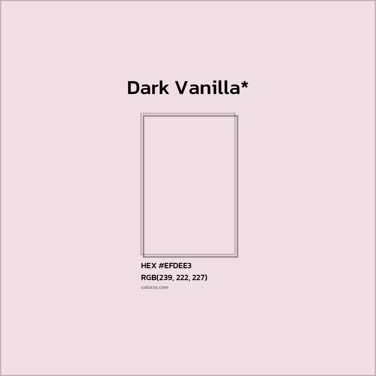 HEX #EFDEE3 Color Name, Color Code, Palettes, Similar Paints, Images