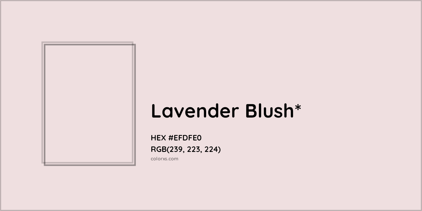HEX #EFDFE0 Color Name, Color Code, Palettes, Similar Paints, Images