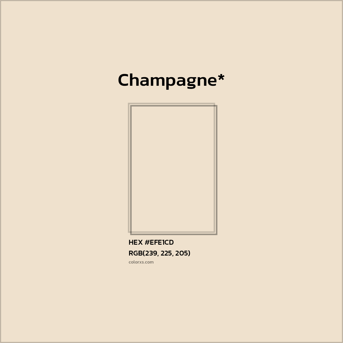 HEX #EFE1CD Color Name, Color Code, Palettes, Similar Paints, Images