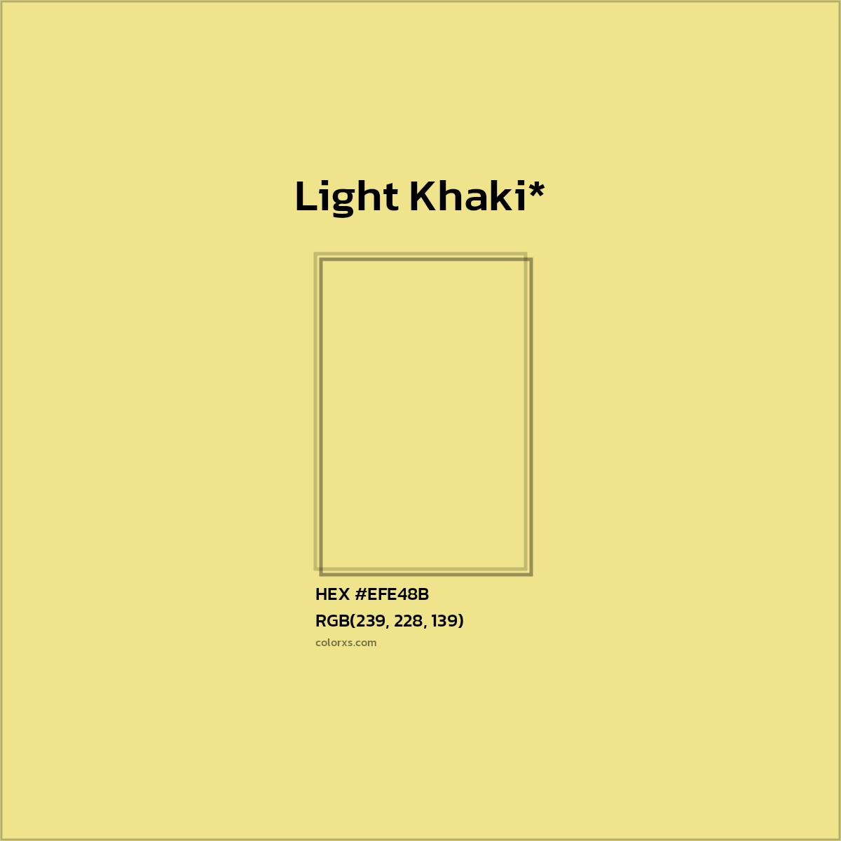 HEX #EFE48B Color Name, Color Code, Palettes, Similar Paints, Images