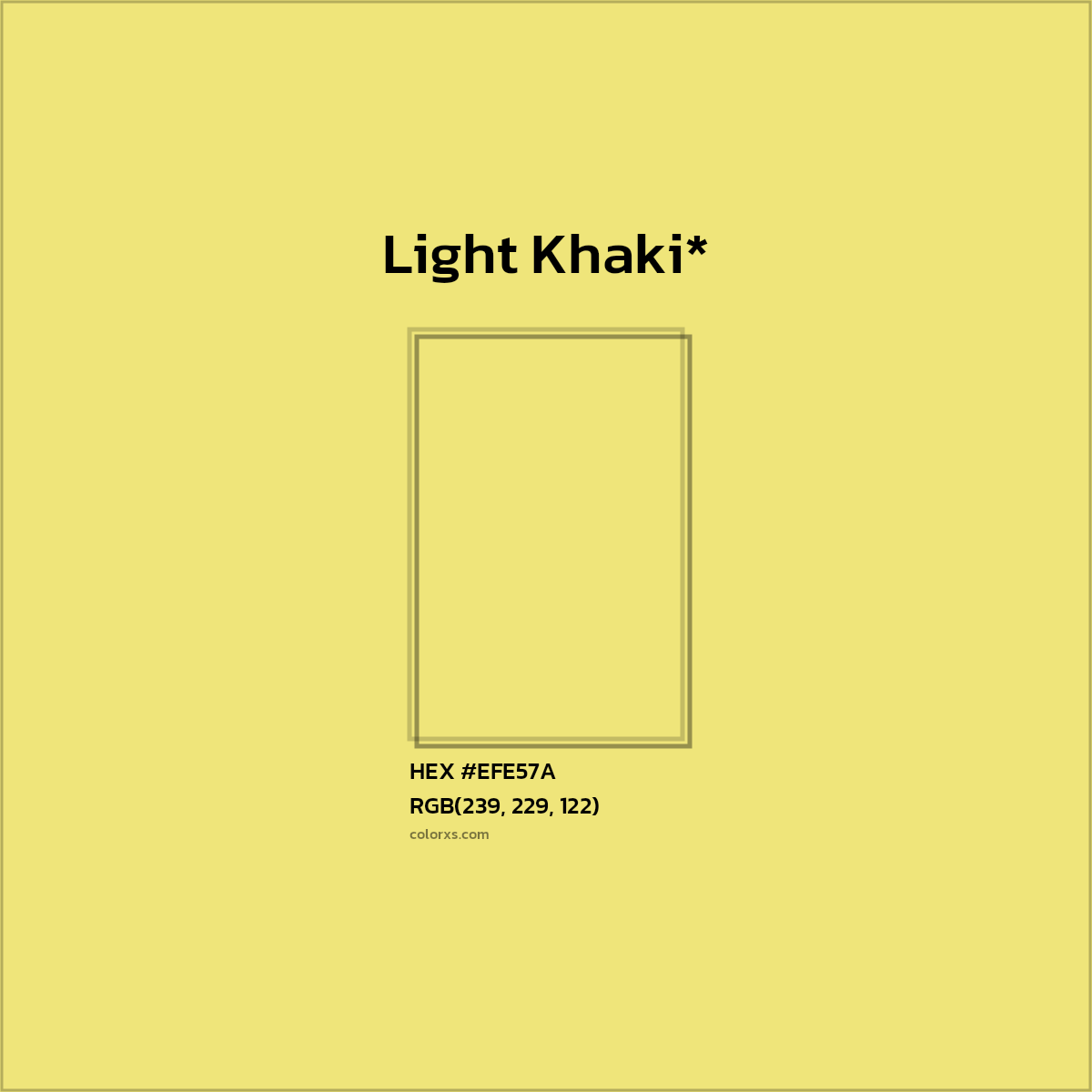 HEX #EFE57A Color Name, Color Code, Palettes, Similar Paints, Images