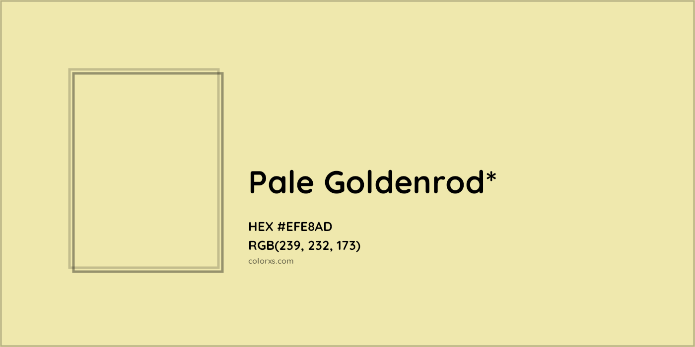 HEX #EFE8AD Color Name, Color Code, Palettes, Similar Paints, Images