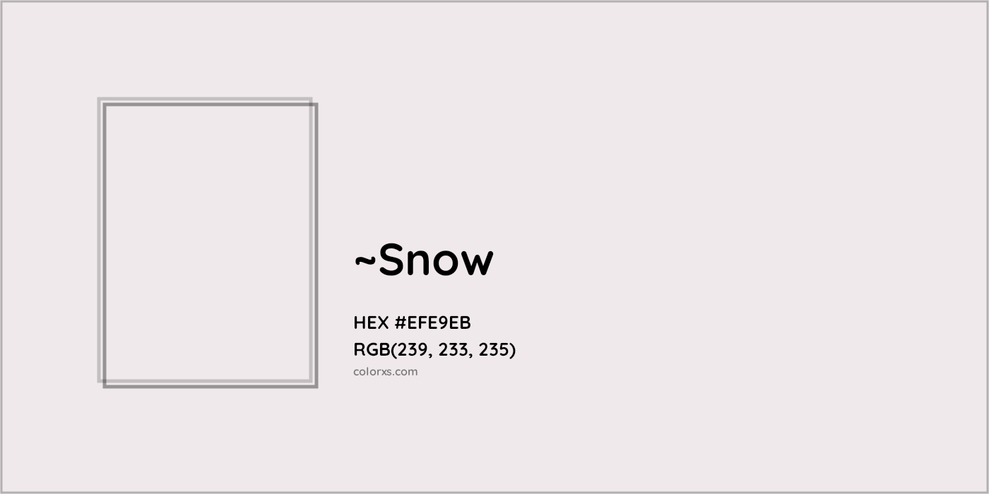 HEX #EFE9EB Color Name, Color Code, Palettes, Similar Paints, Images