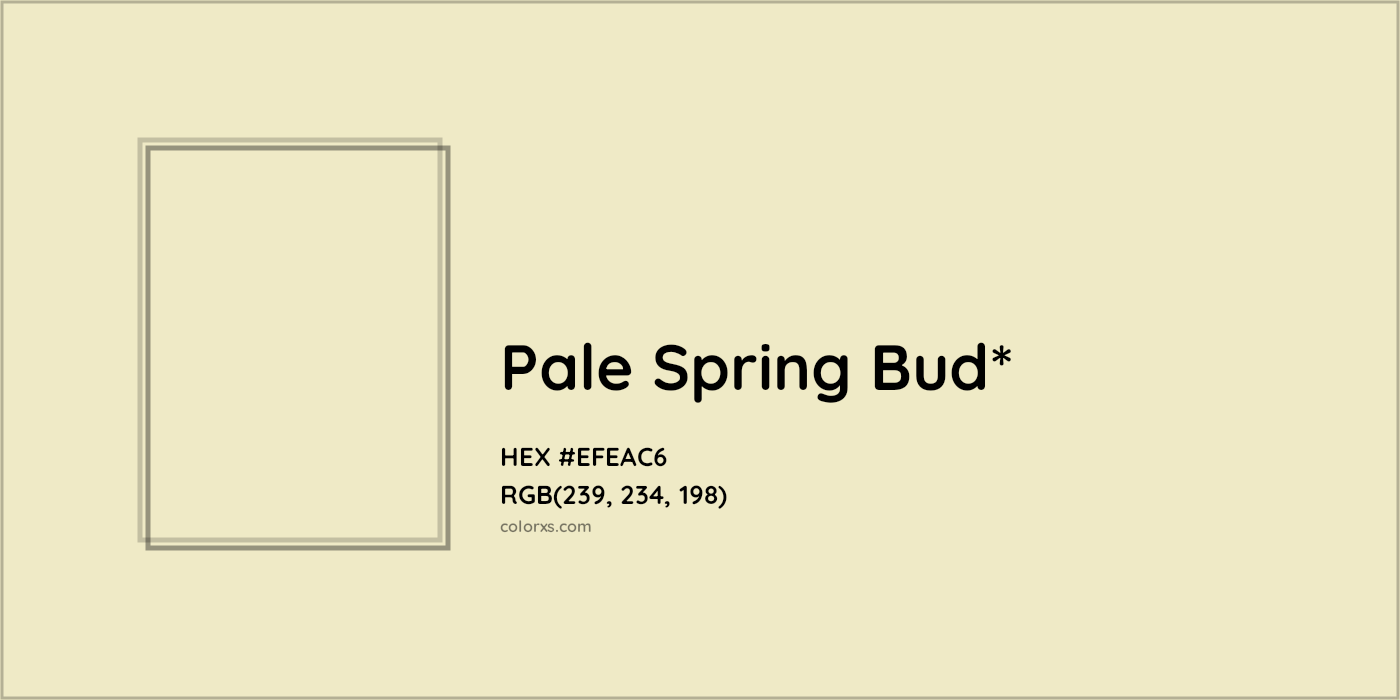 HEX #EFEAC6 Color Name, Color Code, Palettes, Similar Paints, Images