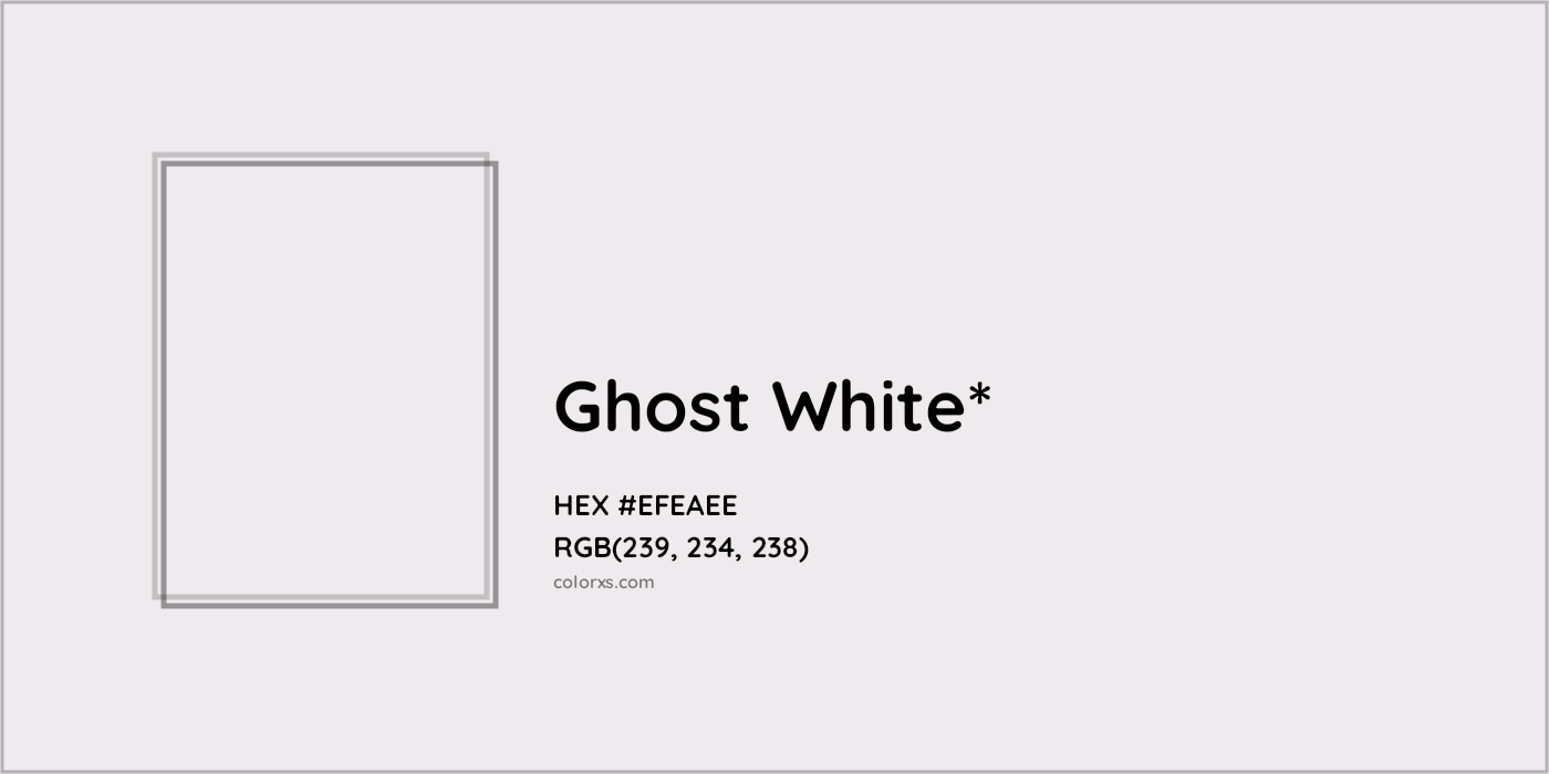 HEX #EFEAEE Color Name, Color Code, Palettes, Similar Paints, Images