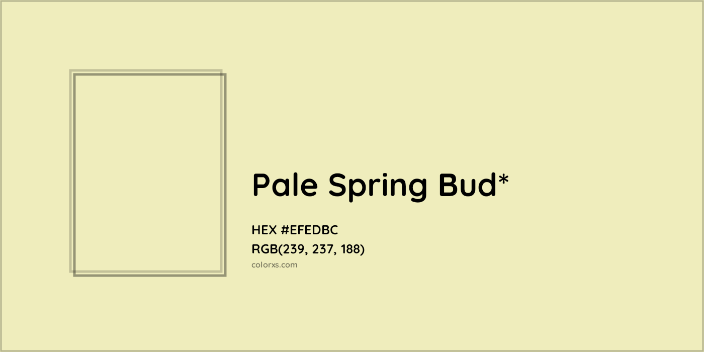 HEX #EFEDBC Color Name, Color Code, Palettes, Similar Paints, Images