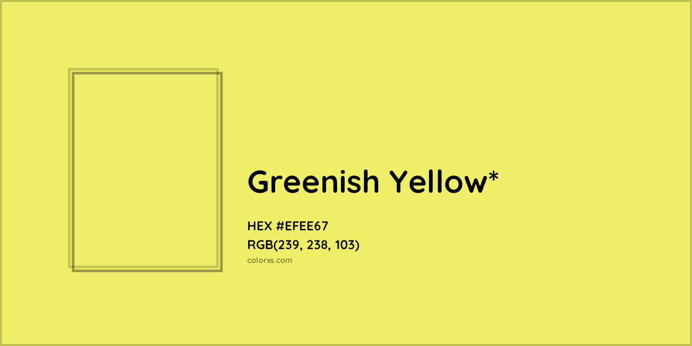 HEX #EFEE67 Color Name, Color Code, Palettes, Similar Paints, Images