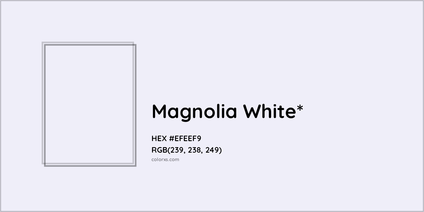 HEX #EFEEF9 Color Name, Color Code, Palettes, Similar Paints, Images