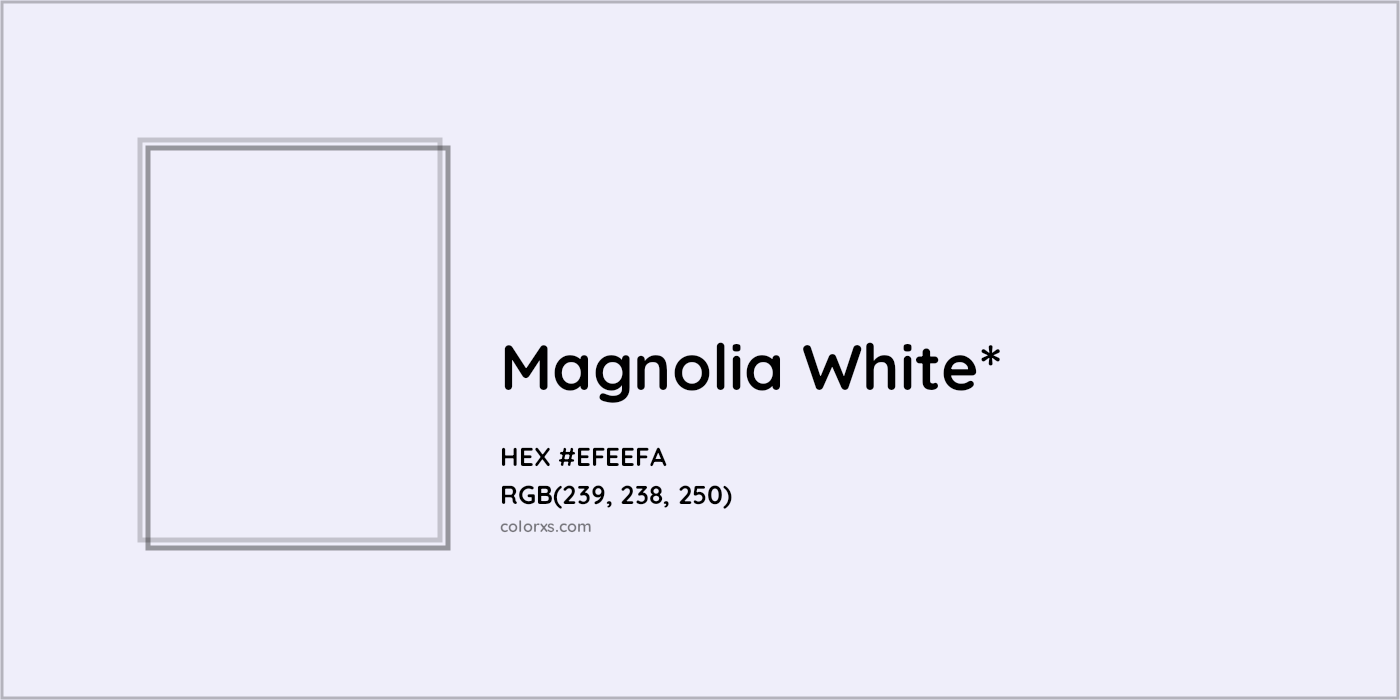 HEX #EFEEFA Color Name, Color Code, Palettes, Similar Paints, Images