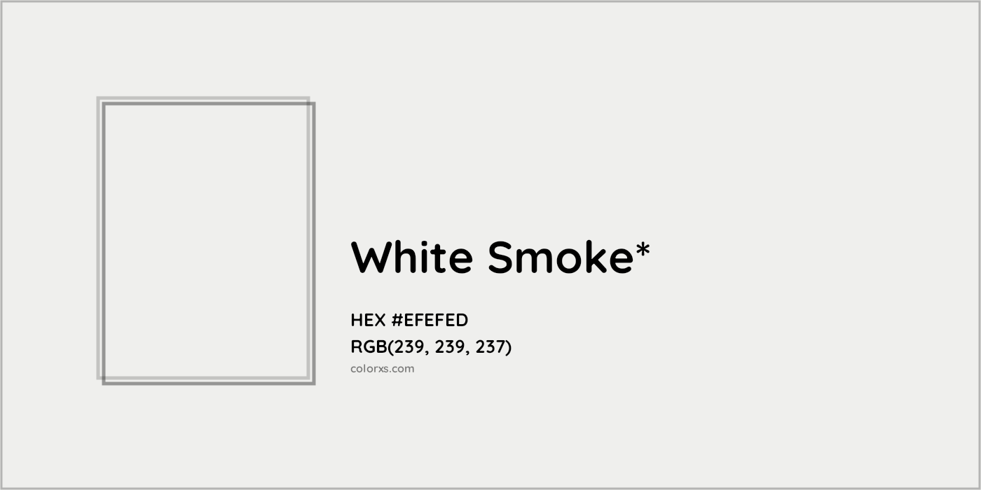 HEX #EFEFED Color Name, Color Code, Palettes, Similar Paints, Images