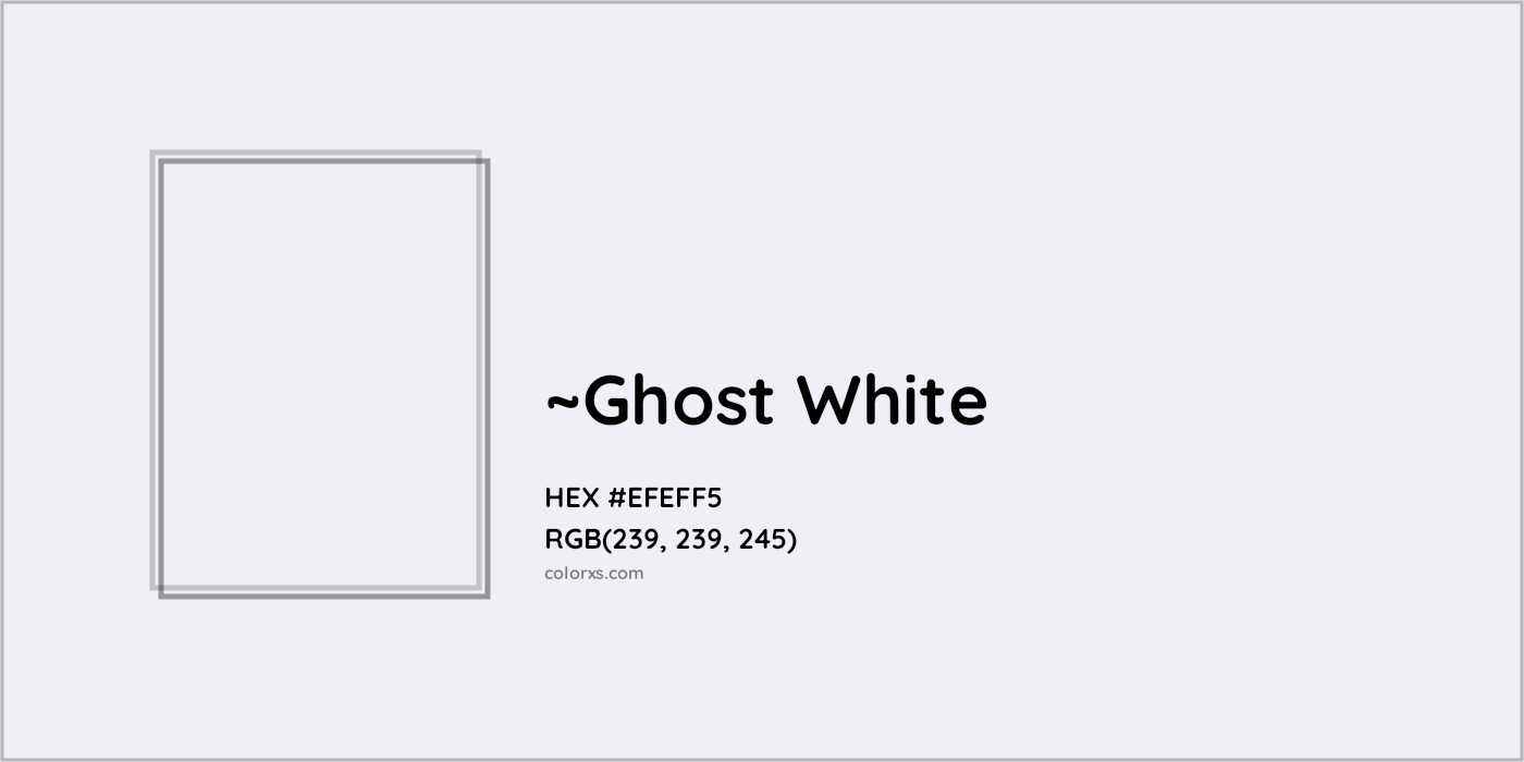 HEX #EFEFF5 Color Name, Color Code, Palettes, Similar Paints, Images