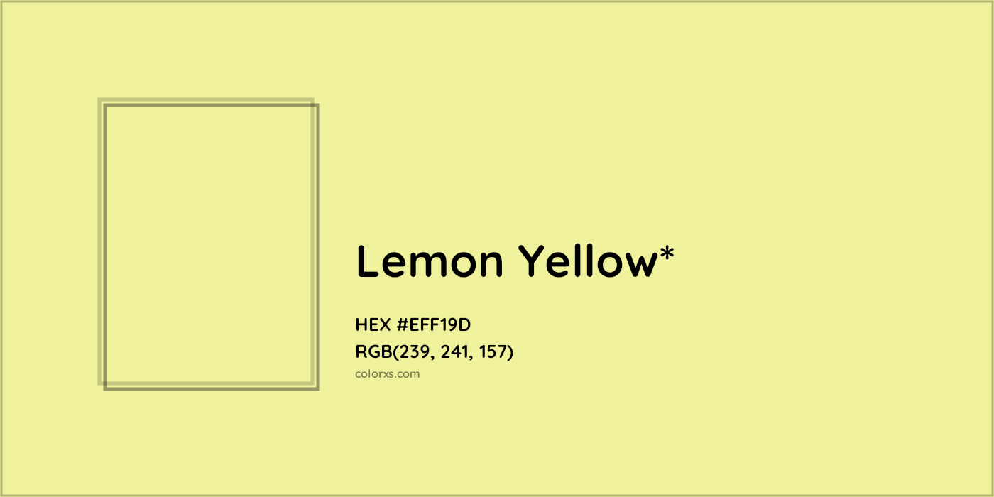 HEX #EFF19D Color Name, Color Code, Palettes, Similar Paints, Images
