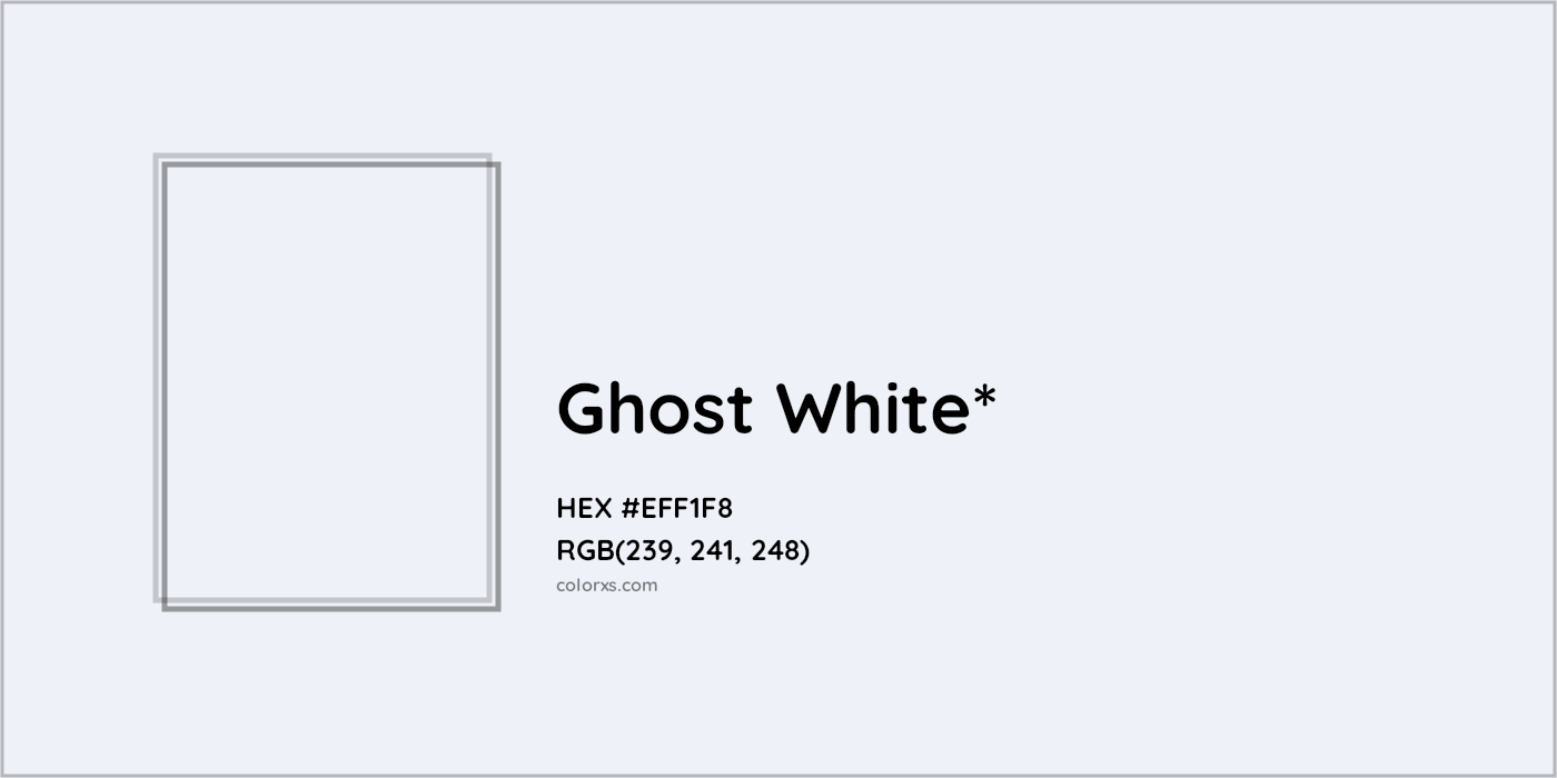 HEX #EFF1F8 Color Name, Color Code, Palettes, Similar Paints, Images