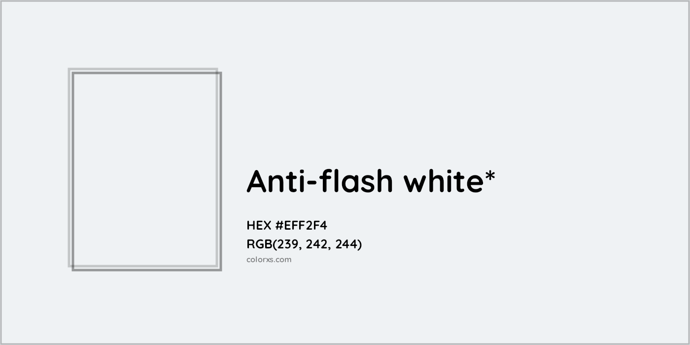 HEX #EFF2F4 Color Name, Color Code, Palettes, Similar Paints, Images