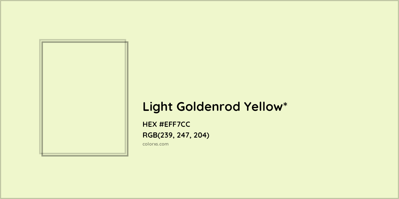 HEX #EFF7CC Color Name, Color Code, Palettes, Similar Paints, Images