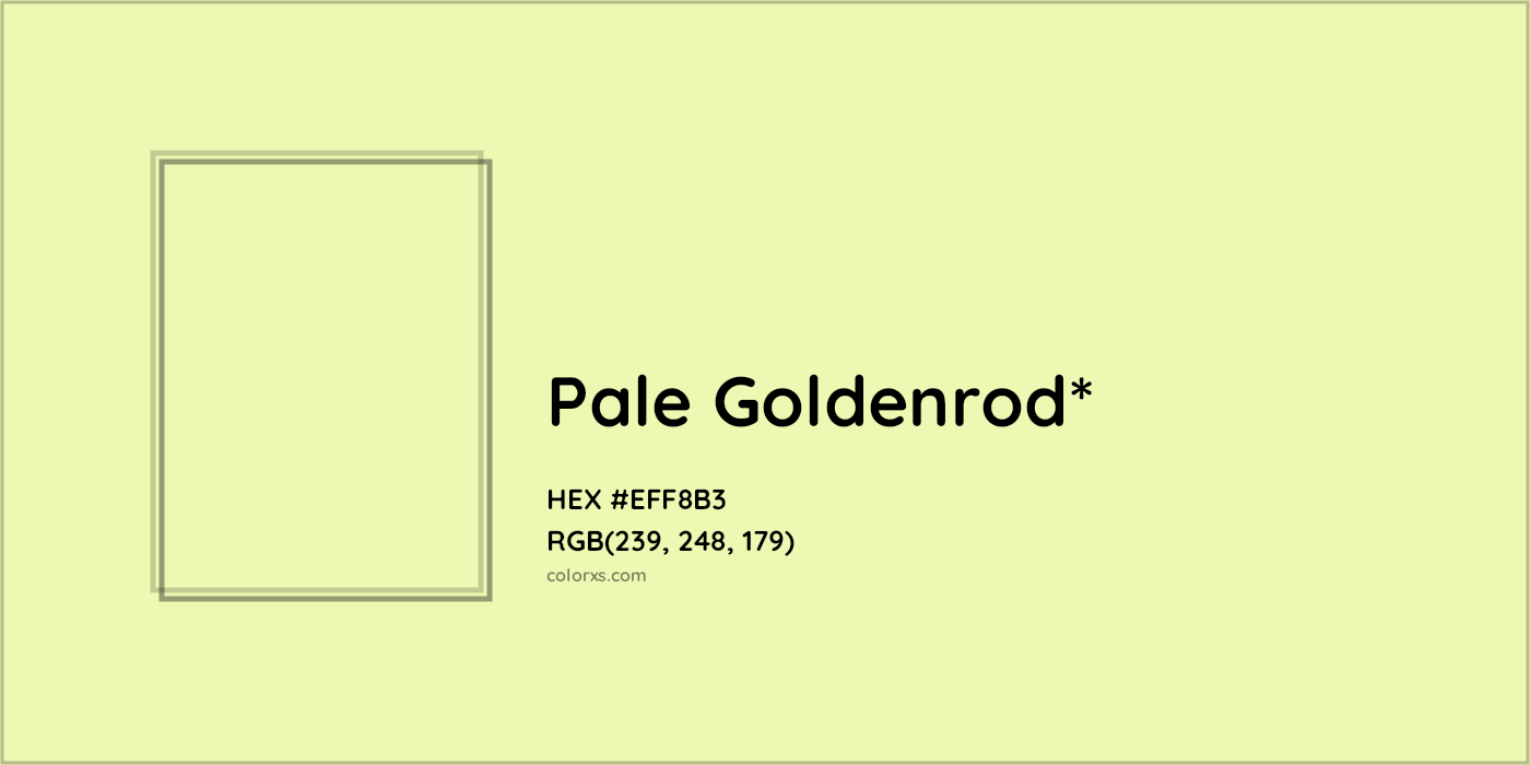 HEX #EFF8B3 Color Name, Color Code, Palettes, Similar Paints, Images