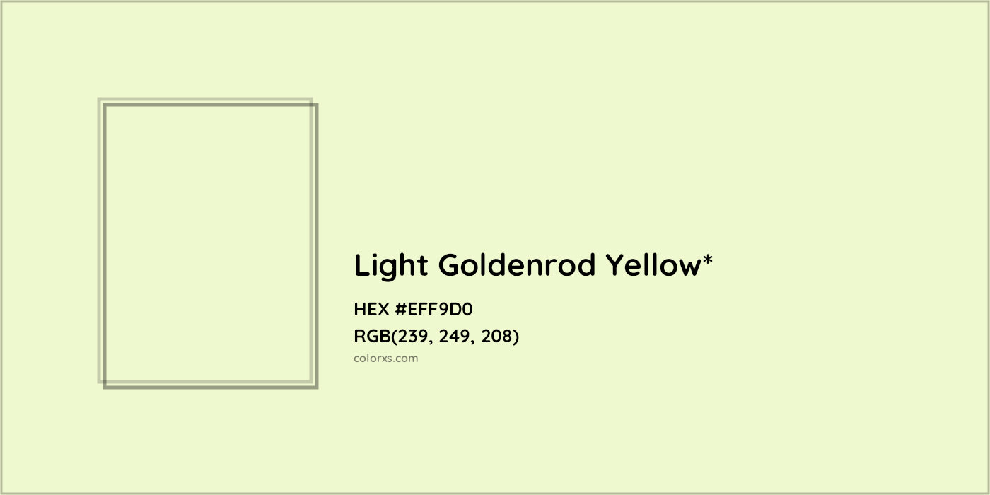 HEX #EFF9D0 Color Name, Color Code, Palettes, Similar Paints, Images