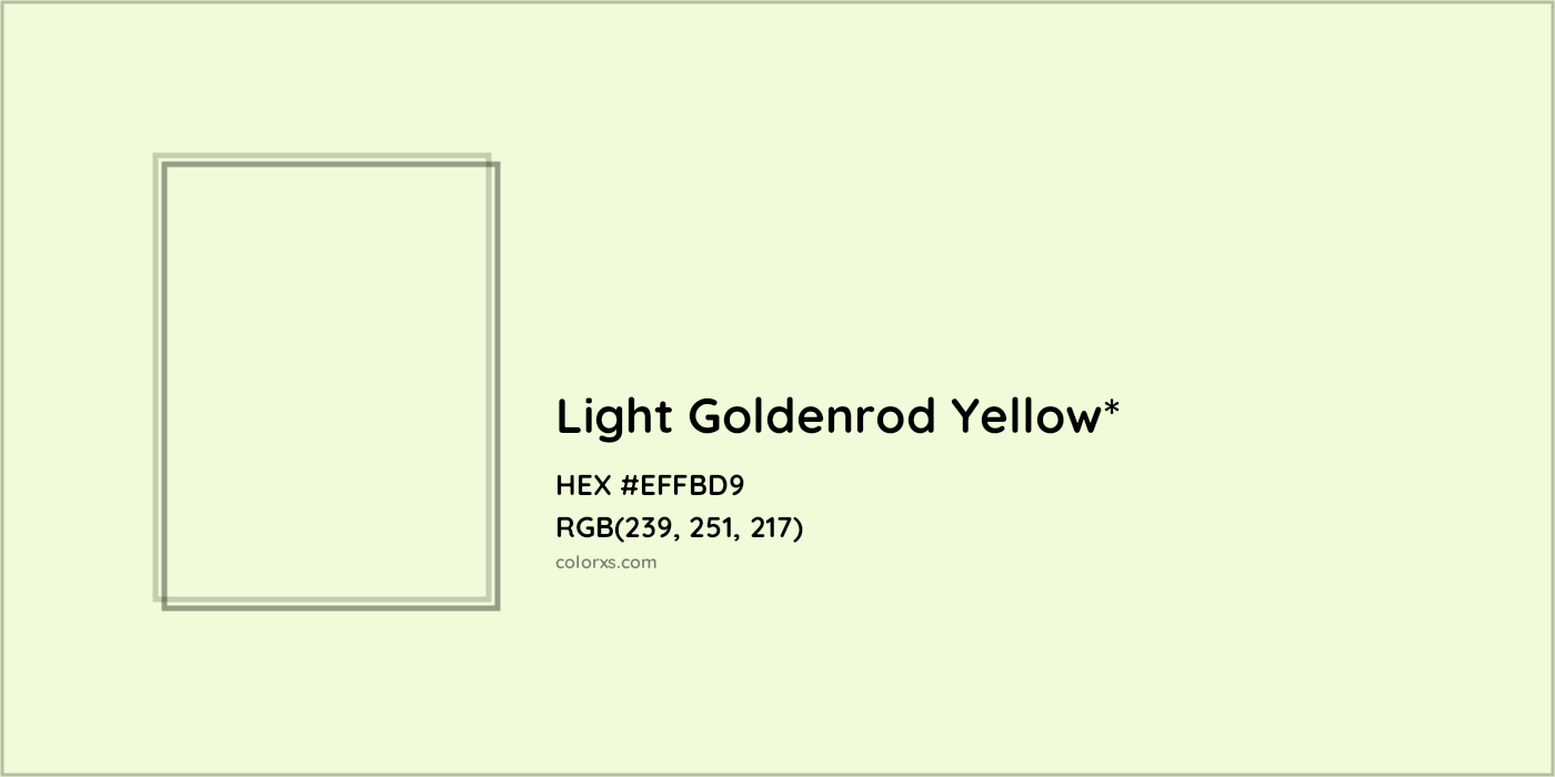 HEX #EFFBD9 Color Name, Color Code, Palettes, Similar Paints, Images