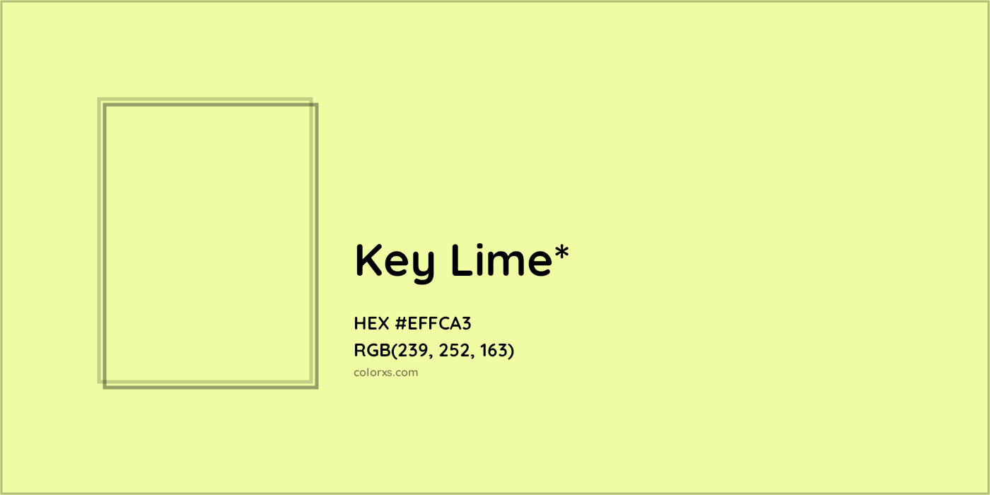 HEX #EFFCA3 Color Name, Color Code, Palettes, Similar Paints, Images