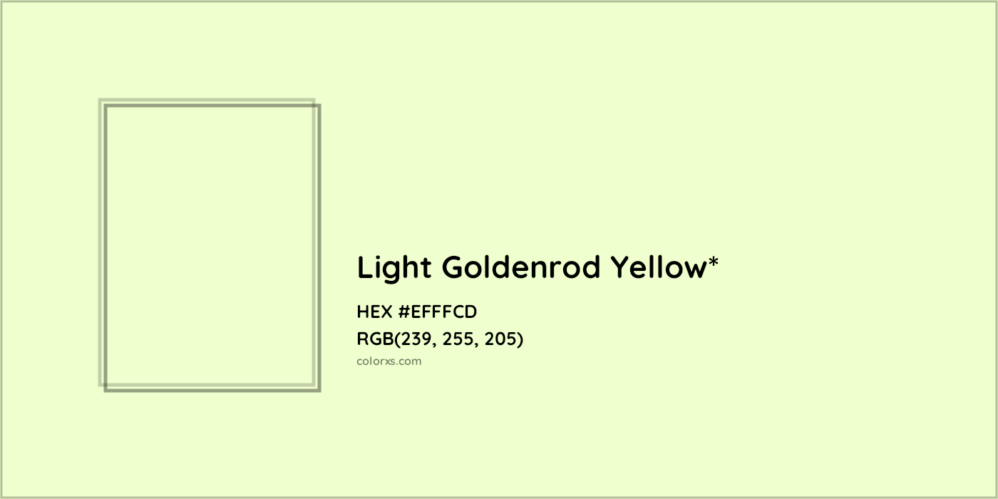 HEX #EFFFCD Color Name, Color Code, Palettes, Similar Paints, Images