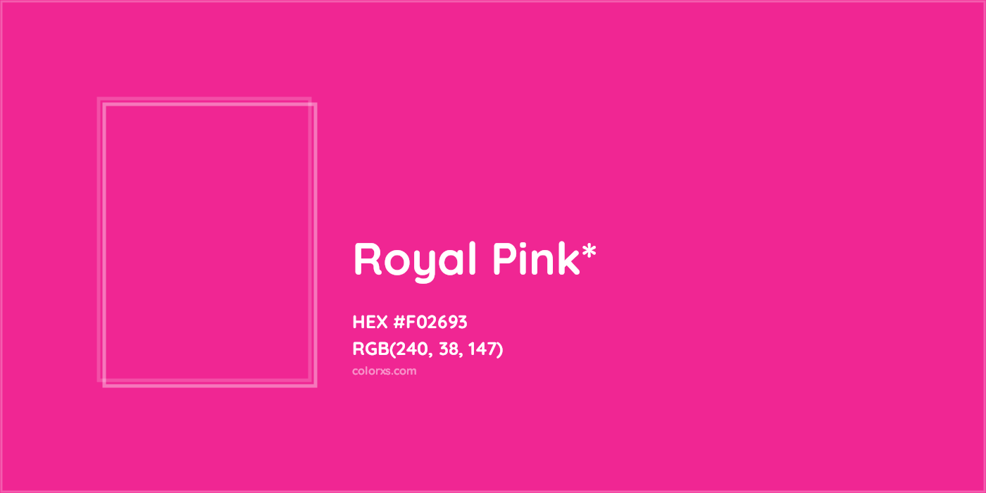 HEX #F02693 Color Name, Color Code, Palettes, Similar Paints, Images