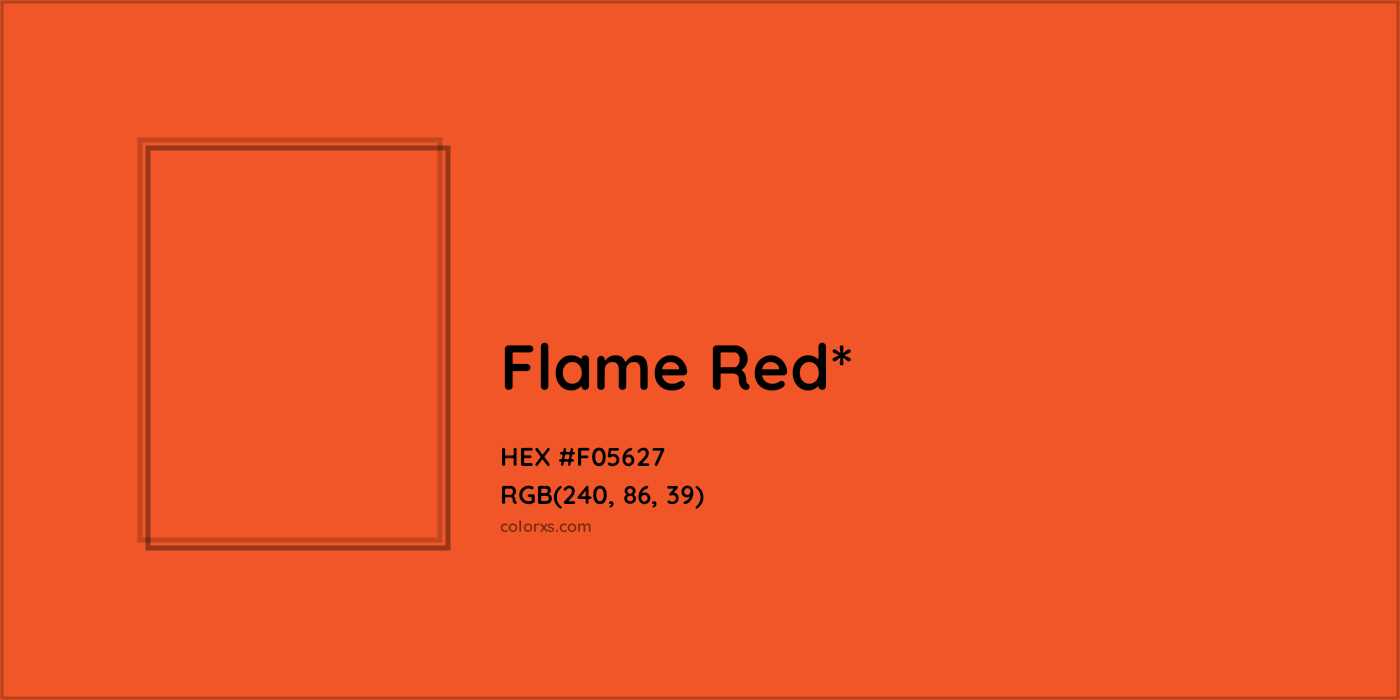 HEX #F05627 Color Name, Color Code, Palettes, Similar Paints, Images
