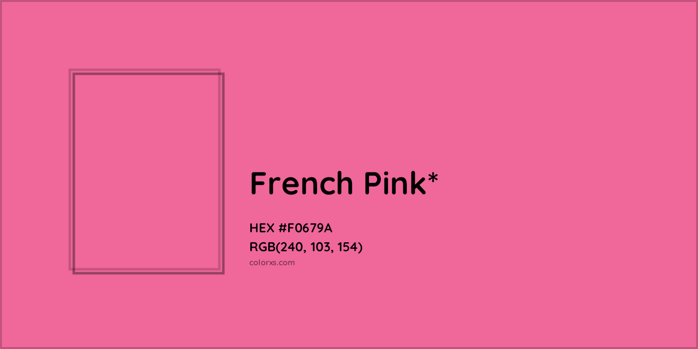 HEX #F0679A Color Name, Color Code, Palettes, Similar Paints, Images