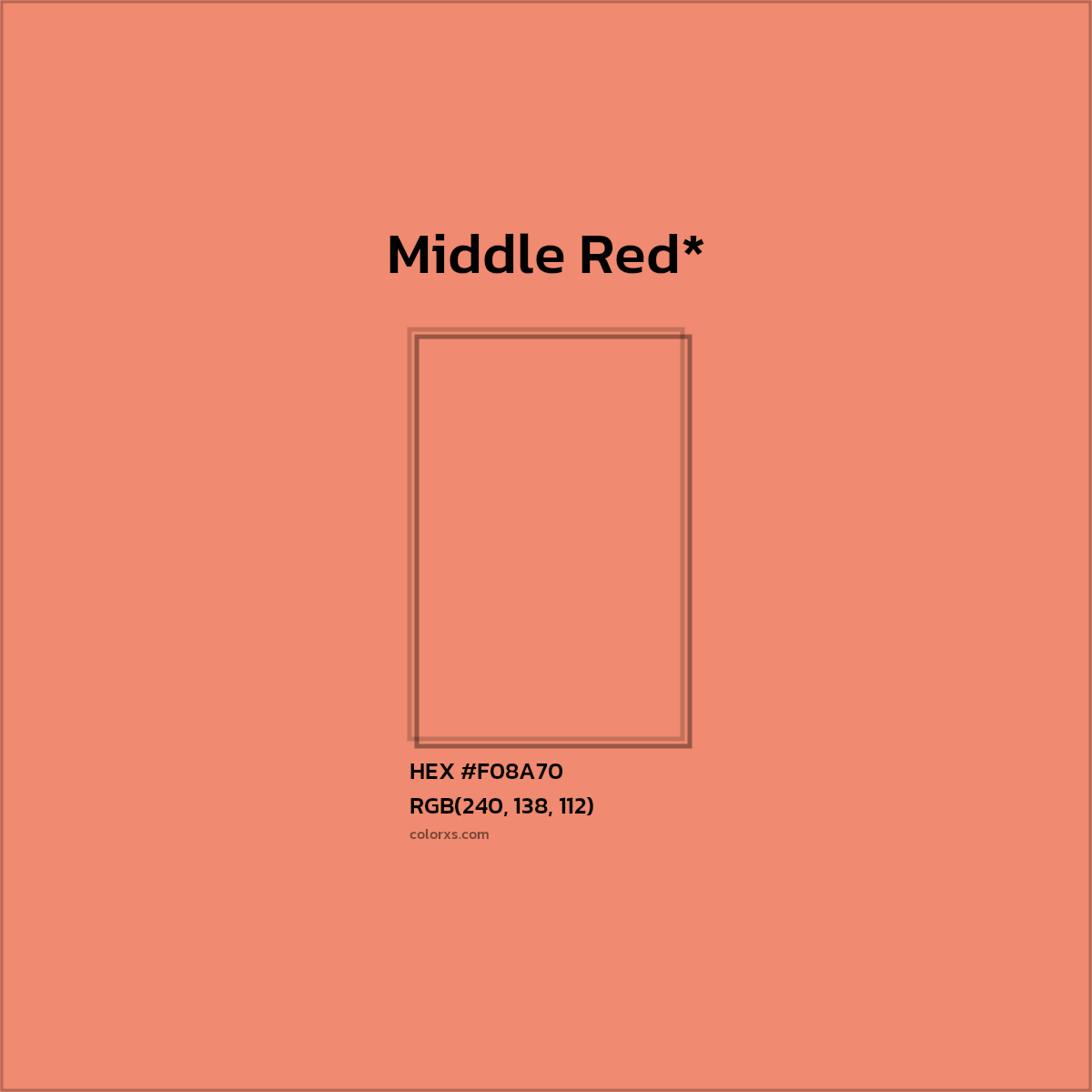 HEX #F08A70 Color Name, Color Code, Palettes, Similar Paints, Images
