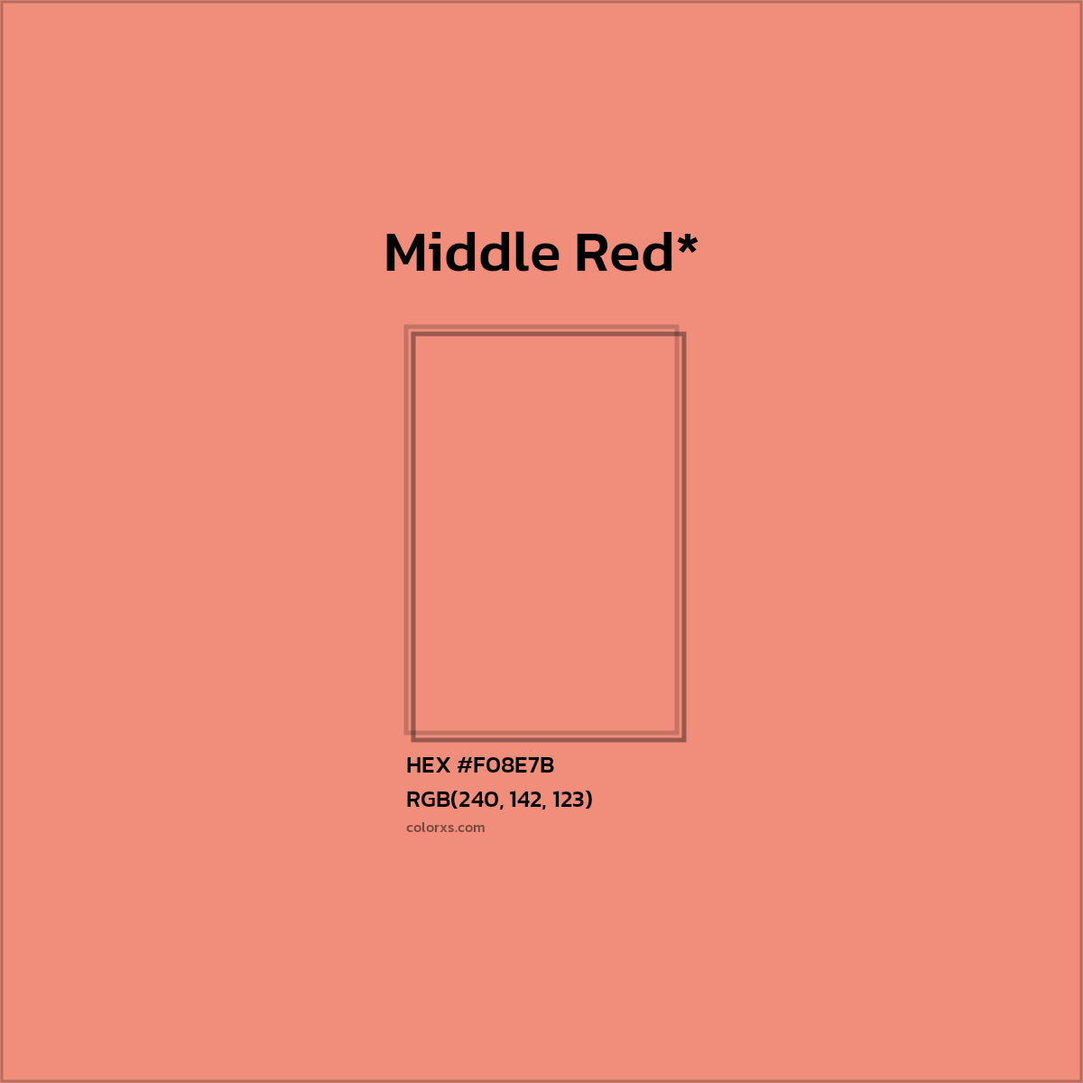 HEX #F08E7B Color Name, Color Code, Palettes, Similar Paints, Images