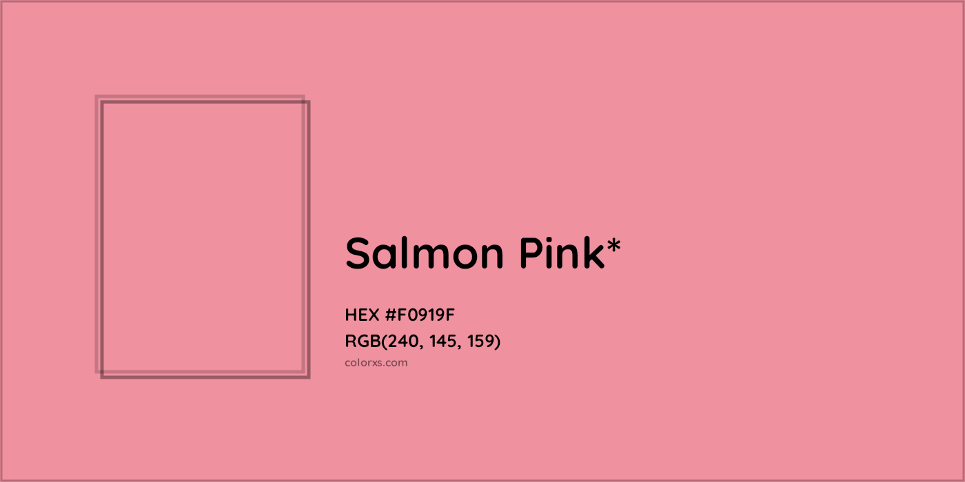 HEX #F0919F Color Name, Color Code, Palettes, Similar Paints, Images